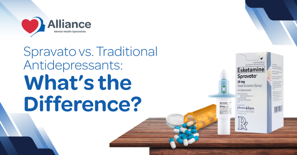 Spravato vs. Traditional Antidepressants