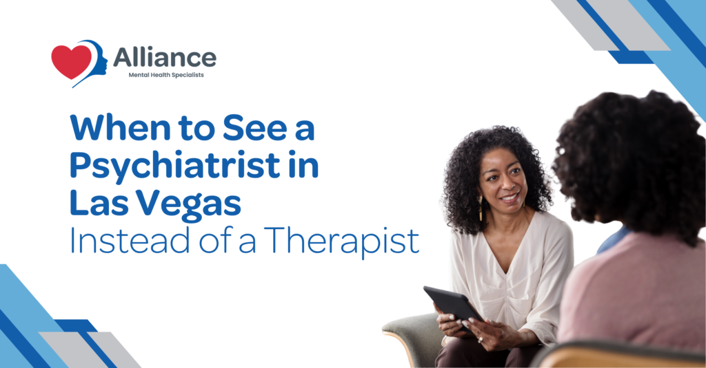 When to See a Psychiatrist Instead of a Therapist